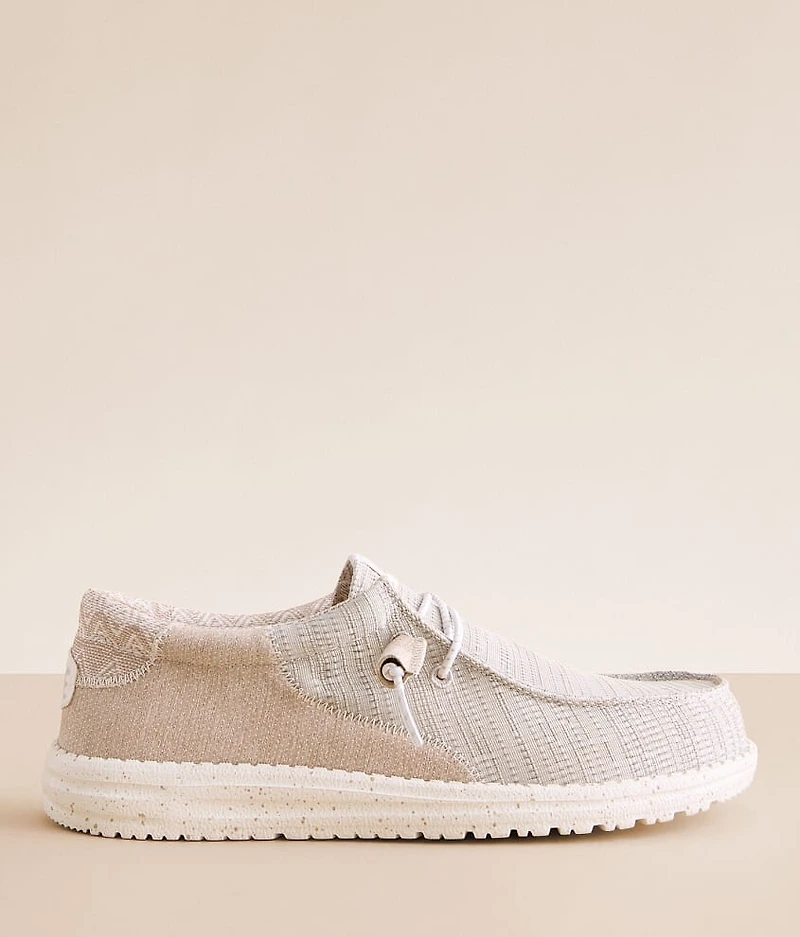 Wally Stitch String Shoe