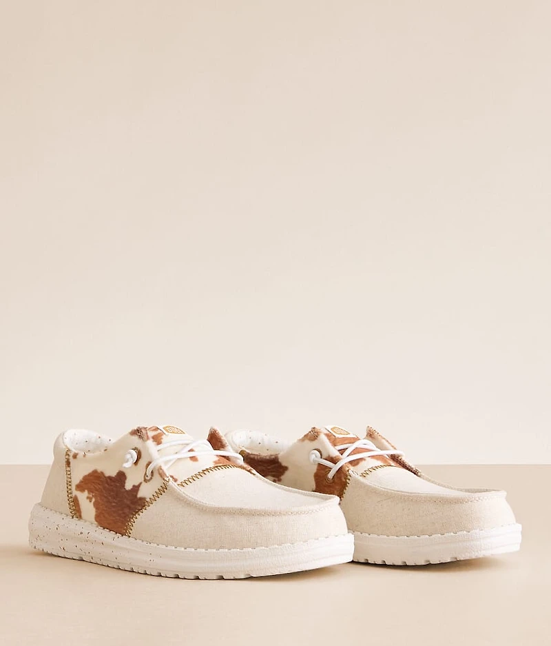 Wendy Patchwork Cow Shoe
