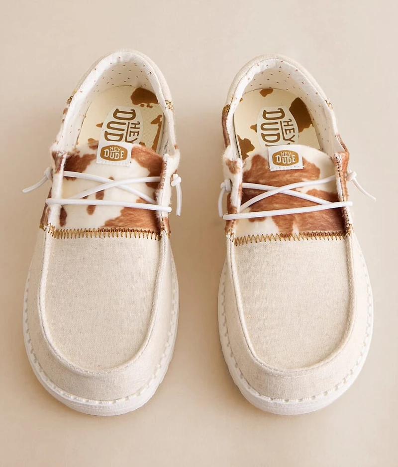 Wendy Patchwork Cow Shoe