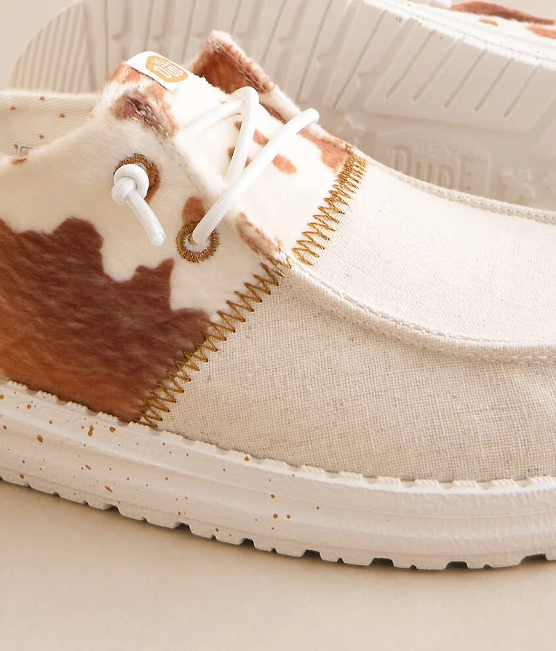 Wendy Patchwork Cow Shoe