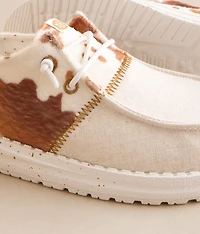Wendy Patchwork Cow Shoe