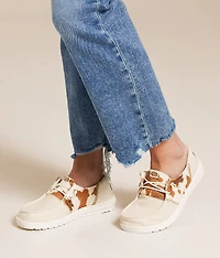 Wendy Patchwork Cow Shoe