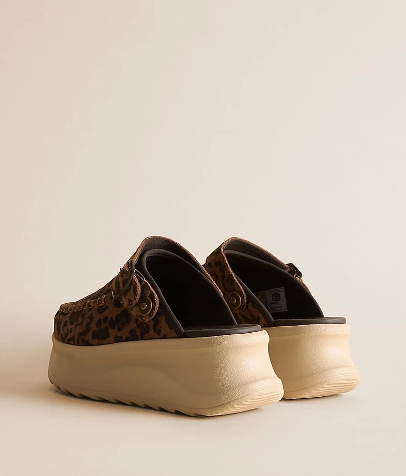 Delray Leopard Print Clog