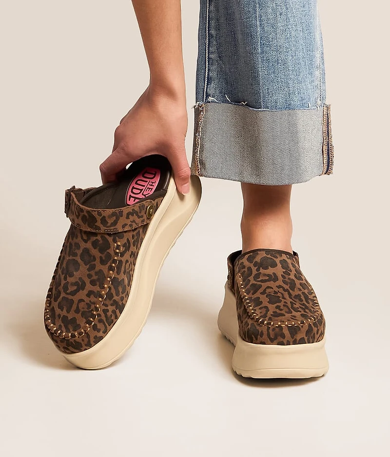 Delray Leopard Print Clog
