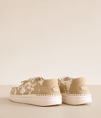 Wendy Rise Cow Shoe