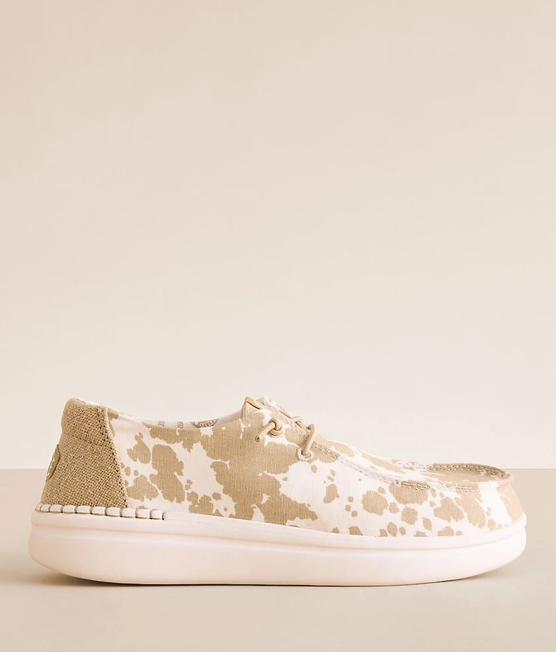 Wendy Rise Cow Shoe