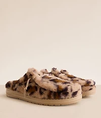 Wendy Leopard Print Slipper