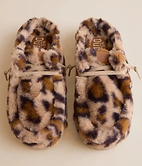Wendy Leopard Print Slipper