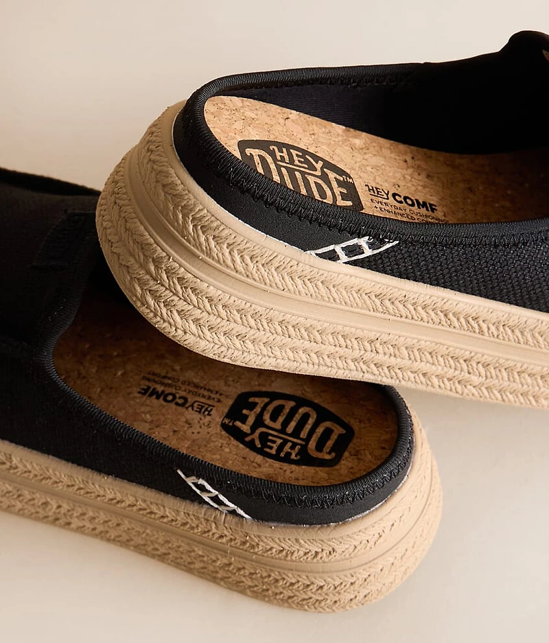 Austin Lift Espadrille Woven Mule Shoe