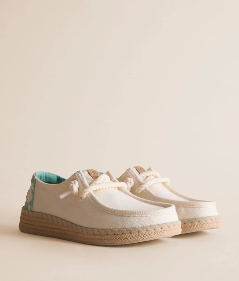 Wendy Espadrille Hibiscus Shoe
