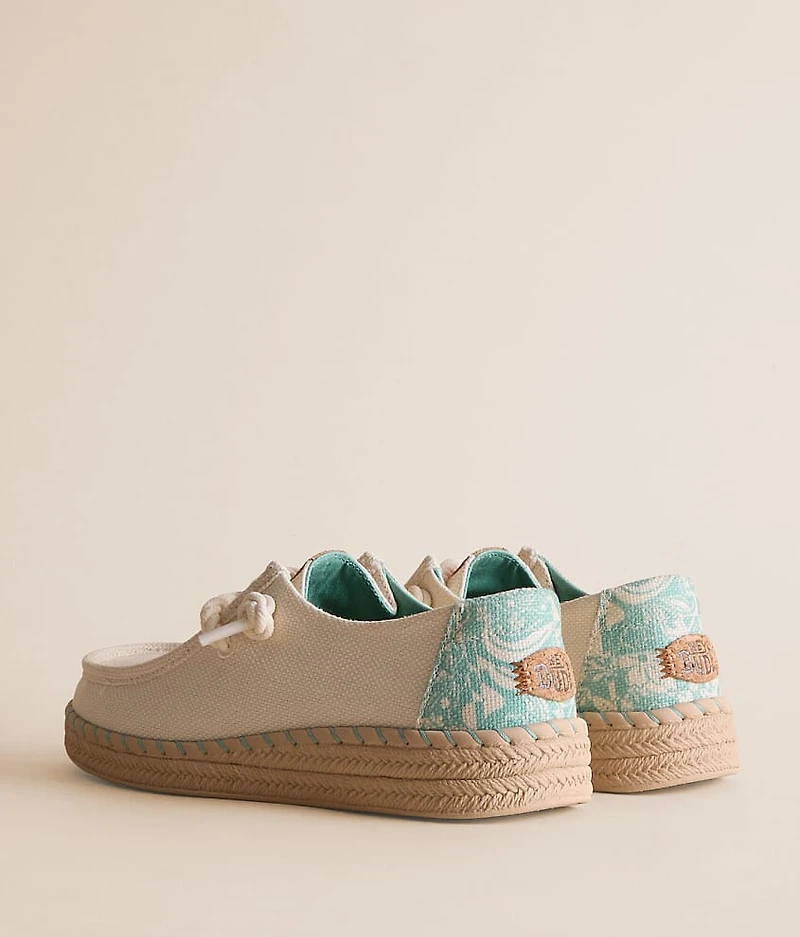 Wendy Espadrille Hibiscus Shoe
