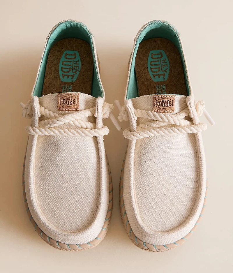 Wendy Espadrille Hibiscus Shoe