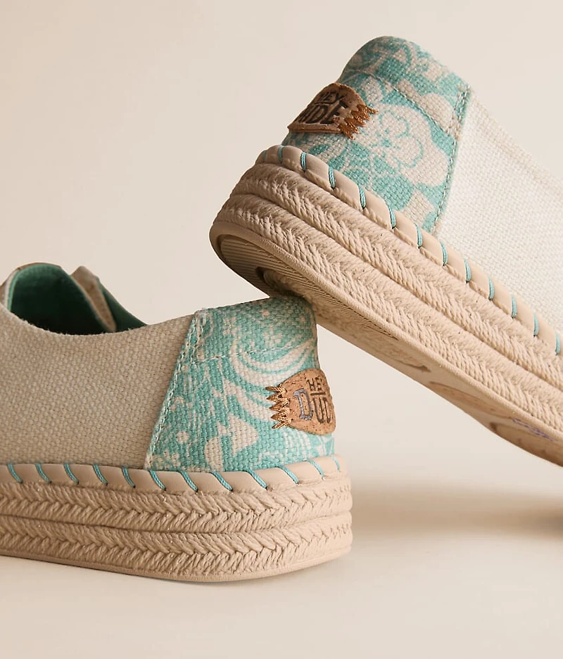 Wendy Espadrille Hibiscus Shoe