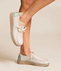 Wendy Espadrille Hibiscus Shoe