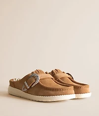 Wendy Slip Buckle Leather Mule