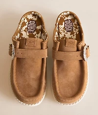 Wendy Slip Buckle Leather Mule