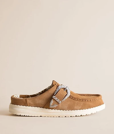 Wendy Slip Buckle Leather Mule