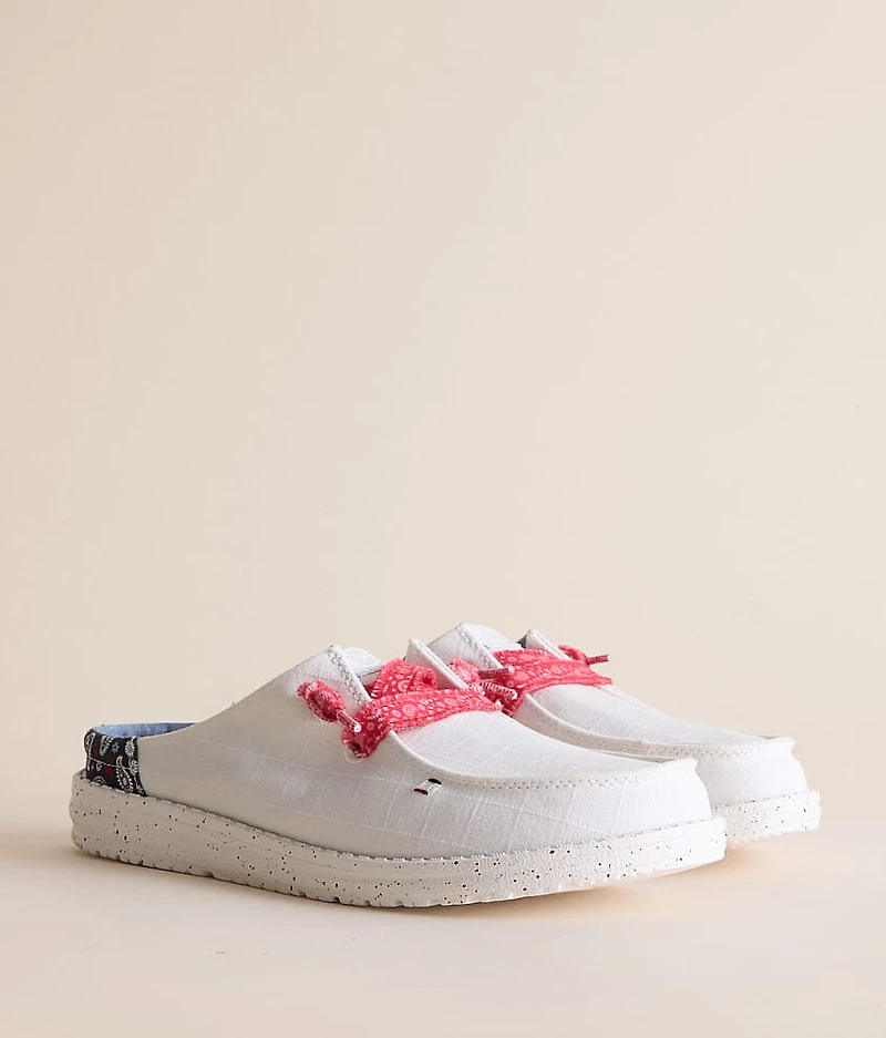 Wendy Americana Paisley Mule Shoe