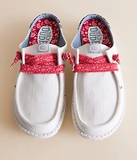 Wendy Americana Paisley Mule Shoe