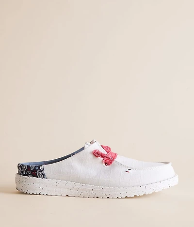 Wendy Americana Paisley Mule Shoe