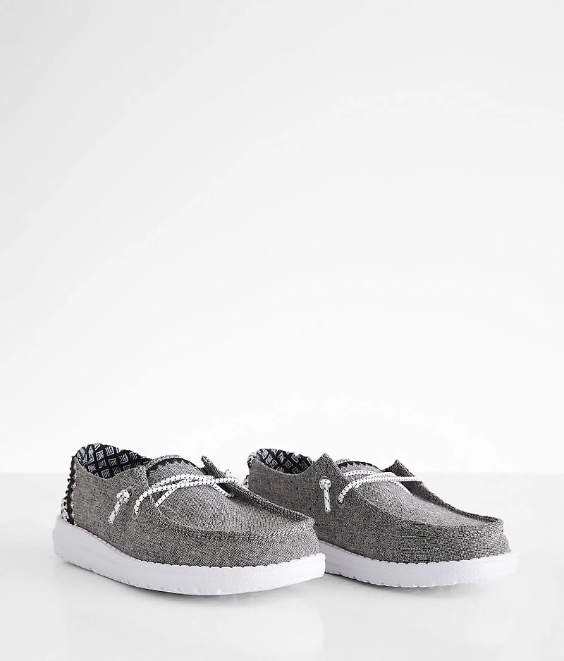 Girls - Wendy Chambray Woven Shoe