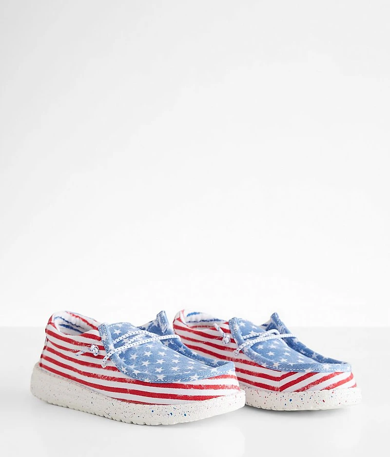 Boys - Wally Youth Patriotic Shoe