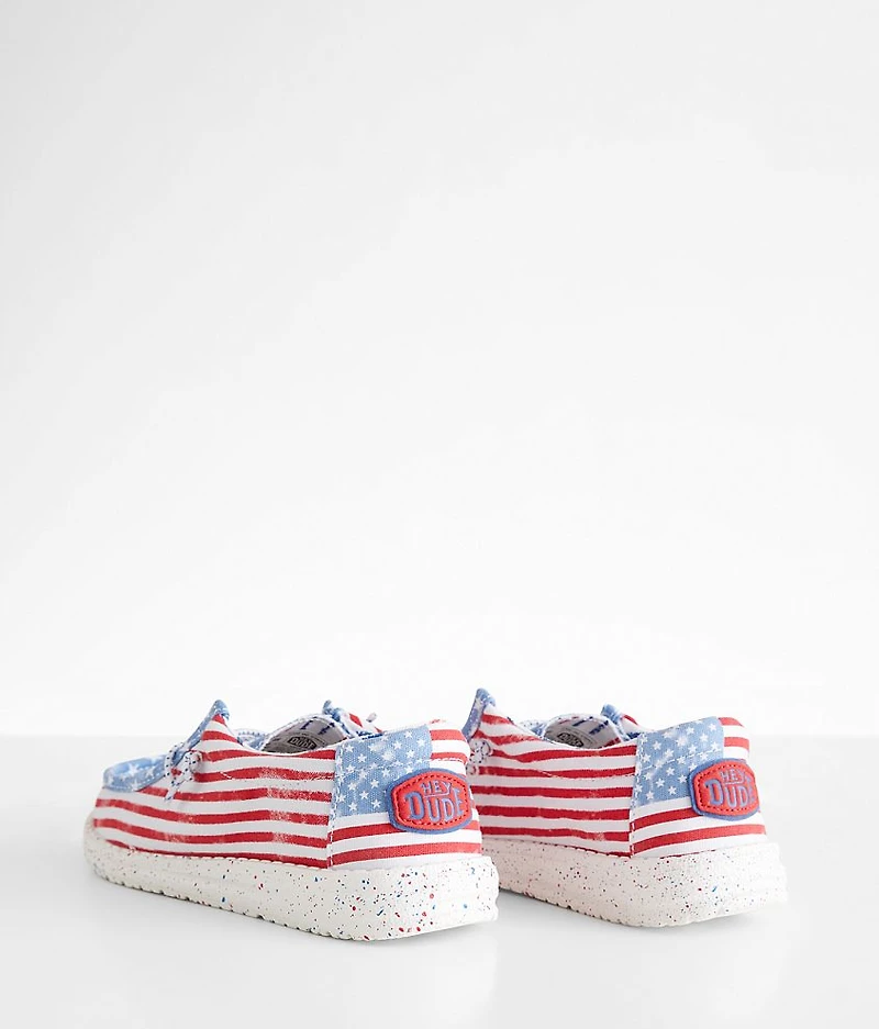 Boys - Wally Youth Patriotic Shoe