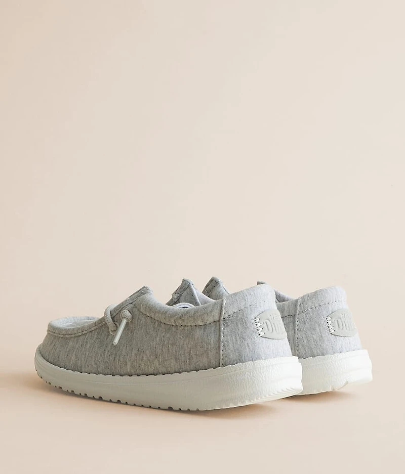 Boys - Wally Y Stretch Jersey Shoe