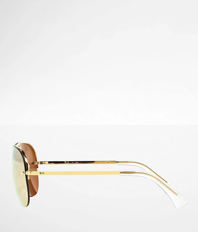 Rimless Aviator Sunglasses