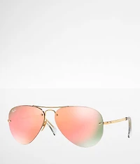 Rimless Aviator Sunglasses
