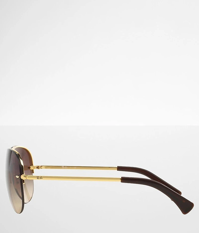Rimless Aviator Sunglasses