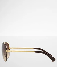 Rimless Aviator Sunglasses