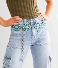 Turquoise Chain Belt