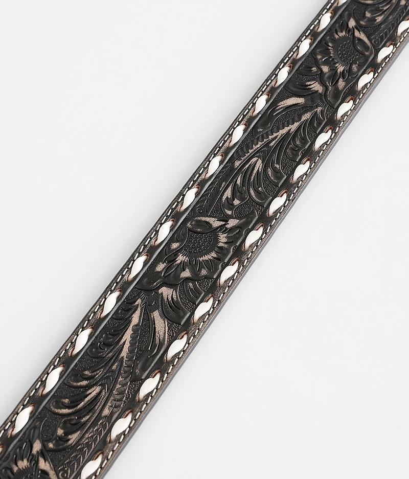 Tooled Leather Belt