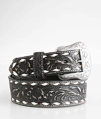 Tooled Leather Belt