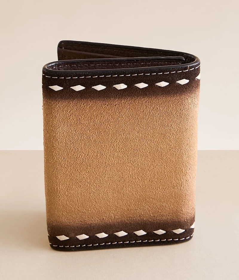 Double Barrel Boot Leather Wallet