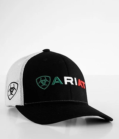 Mexico Flag 110 Flexfit Trucker Hat