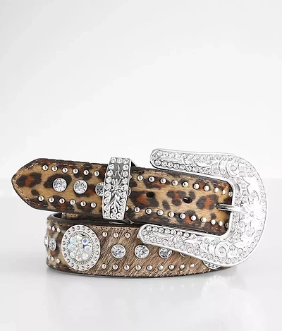 Leopard Glitz Belt