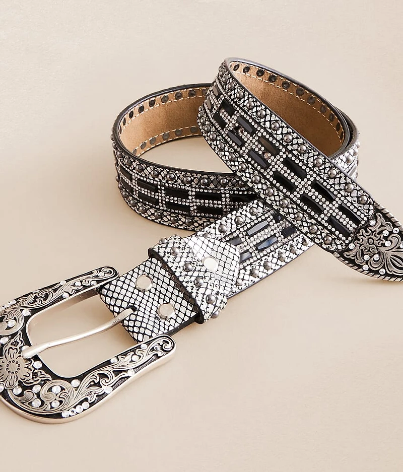 Super Glitz Leather Belt