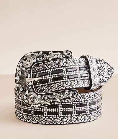 Super Glitz Leather Belt