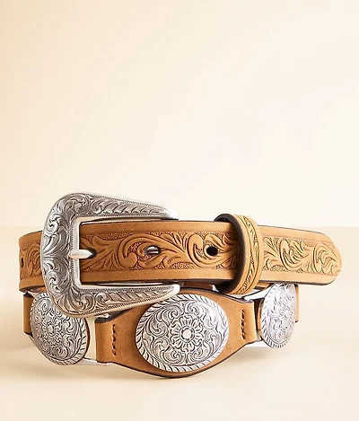 Western Leather Concho Belt