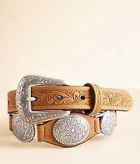 Western Leather Concho Belt