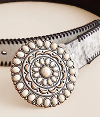 Whipstitch Leather Belt