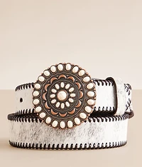 Whipstitch Leather Belt