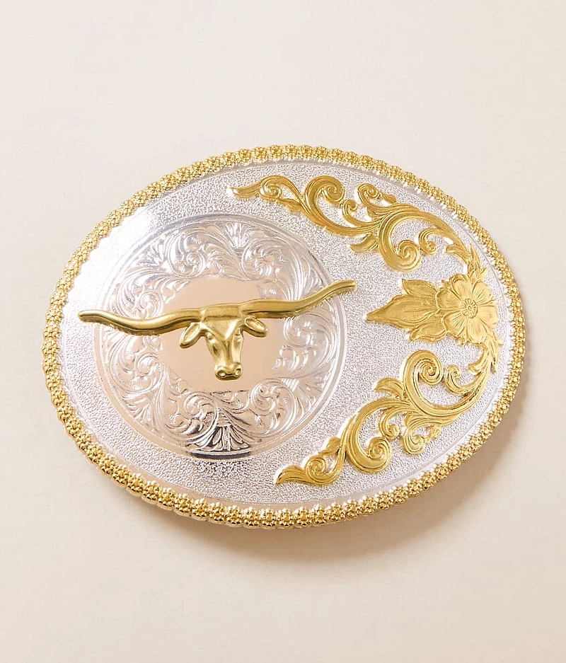 Oval Longhorn Buckle
