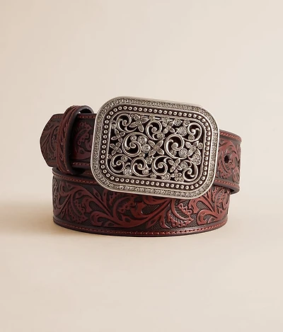 Embossed Leather Belt
