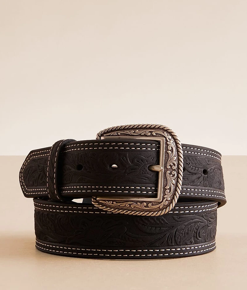 Tooled Leather Belt