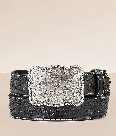 Tooled Leather Belt