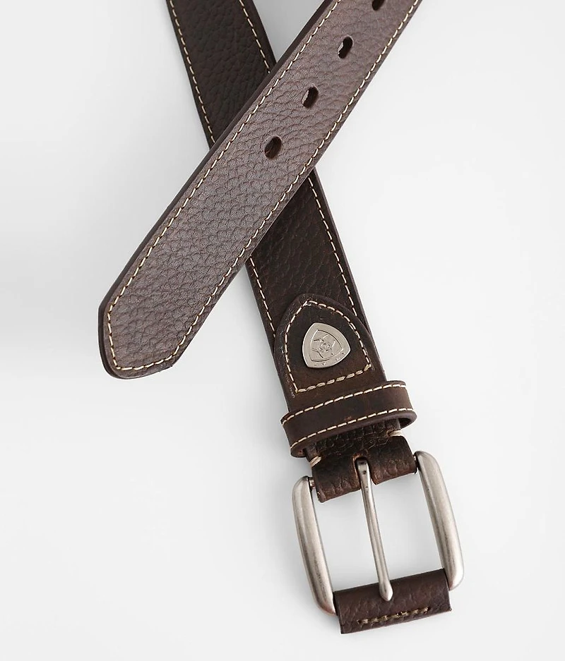 Textured Leather Belt