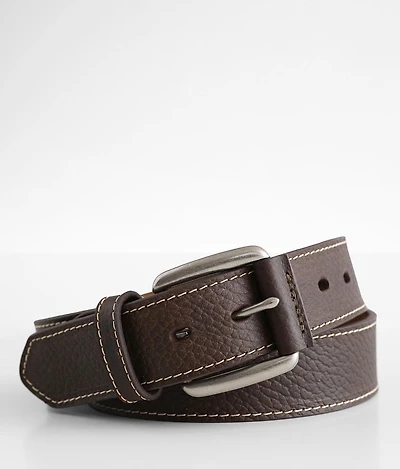 Textured Leather Belt